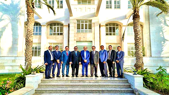 ‏وزيرالخارجيه وشؤون المغتربين يقوم بزيارة تفقدية لمبنى ديوان عام الوزارة بعدن 